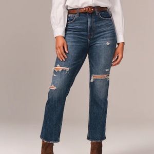 Curve Love straight ankle jeans